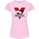 INGSOC George Orwell English Socialism 1994 Womens Petite Cut T-Shirt Light Pink