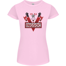 INGSOC George Orwell English Socialism 1994 Womens Petite Cut T-Shirt Light Pink