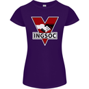 INGSOC George Orwell English Socialism 1994 Womens Petite Cut T-Shirt Purple