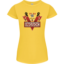 INGSOC George Orwell English Socialism 1994 Womens Petite Cut T-Shirt Yellow