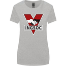 INGSOC George Orwell English Socialism 1994 Womens Wider Cut T-Shirt Sports Grey