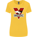 INGSOC George Orwell English Socialism 1994 Womens Wider Cut T-Shirt Yellow