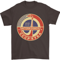 INTERKOSMOS CCCP Logo Soviet Space USSR Mens T-Shirt Cotton Gildan Dark Chocolate
