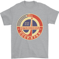 INTERKOSMOS CCCP Logo Soviet Space USSR Mens T-Shirt Cotton Gildan Sports Grey