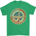 INTERKOSMOS Logo CCCP  Soviet Space USSR Mens T-Shirt Cotton Gildan Irish Green