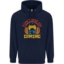 I Can't Hear You I'm Gaming Funny Gaming Mens 80% Cotton Hoodie Navy Blue