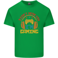 I Can't Hear You I'm Gaming Funny Gaming Mens Cotton T-Shirt Tee Top Irish Green