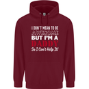 I Don't Mean to but I'm a Daddy Fathers Day Mens 80% Cotton Hoodie Maroon