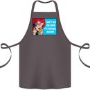 I Don't See Him Football Player Team Funny Cotton Apron 100% Organic Dark Grey