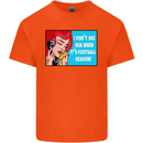 I Don't See Him Football Player Team Funny Mens Cotton T-Shirt Tee Top Orange