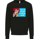 I Don't See Him Football Player Team Funny Mens Sweatshirt Jumper Black