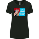 I Don't See Him Football Player Team Funny Womens Wider Cut T-Shirt Black