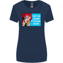 I Don't See Him Football Player Team Funny Womens Wider Cut T-Shirt Navy Blue