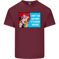 I Don't See Him Rugby Player Union Funny Mens Cotton T-Shirt Tee Top Maroon
