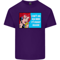 I Don't See Him Rugby Player Union Funny Mens Cotton T-Shirt Tee Top Purple