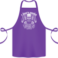 I Don't Snore I'm Driving My Lorry Driver Cotton Apron 100% Organic Purple