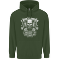 I Don't Snore I'm Driving My Lorry Driver Mens 80% Cotton Hoodie Forest Green