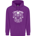 I Don't Snore I'm Driving My Lorry Driver Mens 80% Cotton Hoodie Purple