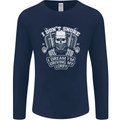 I Don't Snore I'm Driving My Lorry Driver Mens Long Sleeve T-Shirt Navy Blue