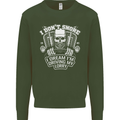 I Don't Snore I'm Driving My Lorry Driver Mens Sweatshirt Jumper Forest Green