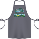I Dont Snore I Dream Tractor Farmer Farming Cotton Apron 100% Organic Steel