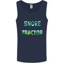 I Dont Snore I Dream Tractor Farmer Farming Mens Vest Tank Top Navy Blue