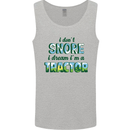 I Dont Snore I Dream Tractor Farmer Farming Mens Vest Tank Top Sports Grey
