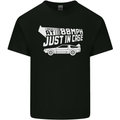 I Drive at 88mph Just in Case Funny Mens Cotton T-Shirt Tee Top Black