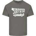 I Drive at 88mph Just in Case Funny Mens Cotton T-Shirt Tee Top Charcoal