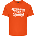 I Drive at 88mph Just in Case Funny Mens Cotton T-Shirt Tee Top Orange