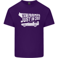I Drive at 88mph Just in Case Funny Mens Cotton T-Shirt Tee Top Purple