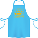 I Fix Stuff Funny Carpenter DIY Tradesman Cotton Apron 100% Organic Turquoise
