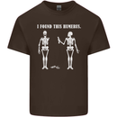 I Found This Humerus Funny Slogan Humorous Mens Cotton T-Shirt Tee Top Dark Chocolate