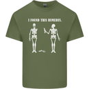 I Found This Humerus Funny Slogan Humorous Mens Cotton T-Shirt Tee Top Military Green
