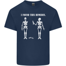 I Found This Humerus Funny Slogan Humorous Mens Cotton T-Shirt Tee Top Navy Blue