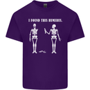 I Found This Humerus Funny Slogan Humorous Mens Cotton T-Shirt Tee Top Purple