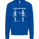 I Found This Humerus Funny Slogan Humorous Mens Sweatshirt Jumper Royal Blue