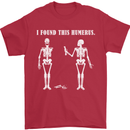 I Found This Humerus Funny Slogan Humorous Mens T-Shirt Cotton Gildan Red