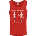 I Found This Humerus Funny Slogan Humorous Mens Vest Tank Top Red