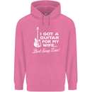 I Got a Guitar for My Wife Funny Guitarist Mens 80% Cotton Hoodie Azelea