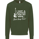 I Got a Guitar for My Wife Funny Guitarist Mens Sweatshirt Jumper Forest Green