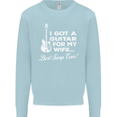 I Got a Guitar for My Wife Funny Guitarist Mens Sweatshirt Jumper Light Blue