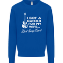 I Got a Guitar for My Wife Funny Guitarist Mens Sweatshirt Jumper Royal Blue