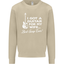 I Got a Guitar for My Wife Funny Guitarist Mens Sweatshirt Jumper Sand