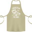 I Grew up on the Gamer Funny Gaming Cotton Apron 100% Organic Khaki