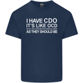I Have OCD Funny Slogan Mens Cotton T-Shirt Tee Top Navy Blue