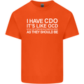 I Have OCD Funny Slogan Mens Cotton T-Shirt Tee Top Orange