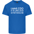 I Have OCD Funny Slogan Mens Cotton T-Shirt Tee Top Royal Blue