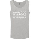 I Have OCD Funny Slogan Mens Vest Tank Top Sports Grey