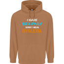 I Have Sex Daily Dyslexia Funny Slogan Mens 80% Cotton Hoodie Caramel Latte